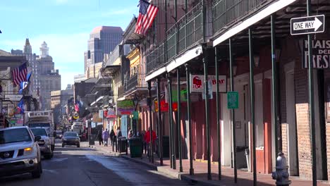 Toma-De-Establecimiento-Del-Barrio-Francés-De-Nueva-Orleans,-Día-4.