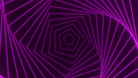 Abstrakte-Schwarze-Und-Violette-Streifen-Mit-Sechseckigem-Labyrinthmuster