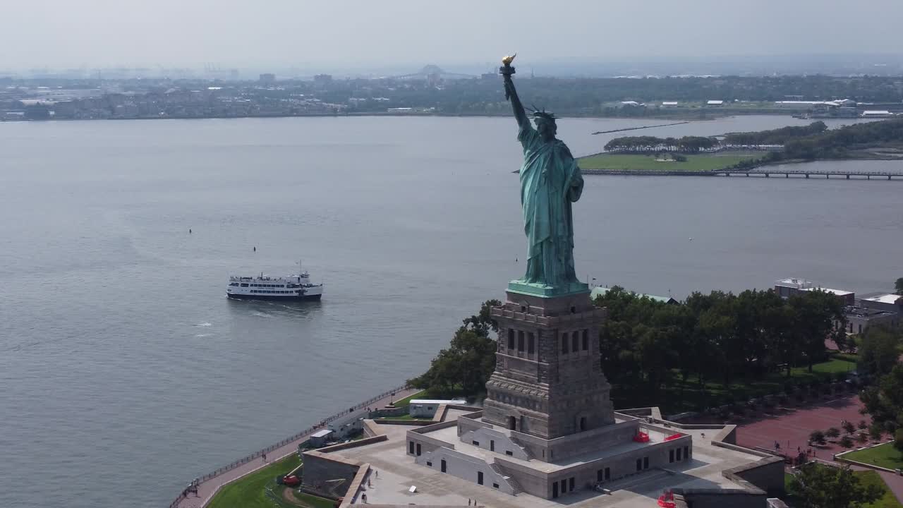 Isola della Statua della Libertà a New York City