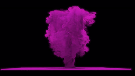 purple ink explosion