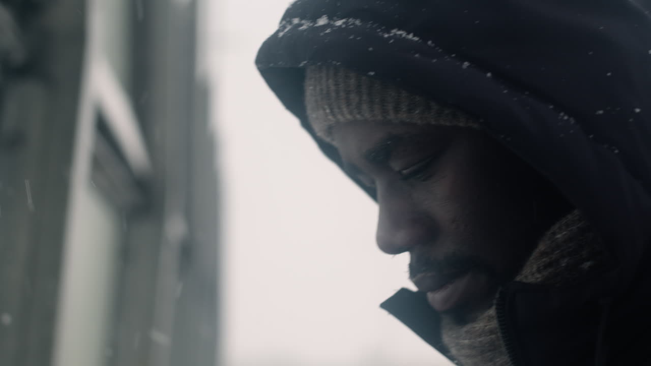 Man standing alone outdoors