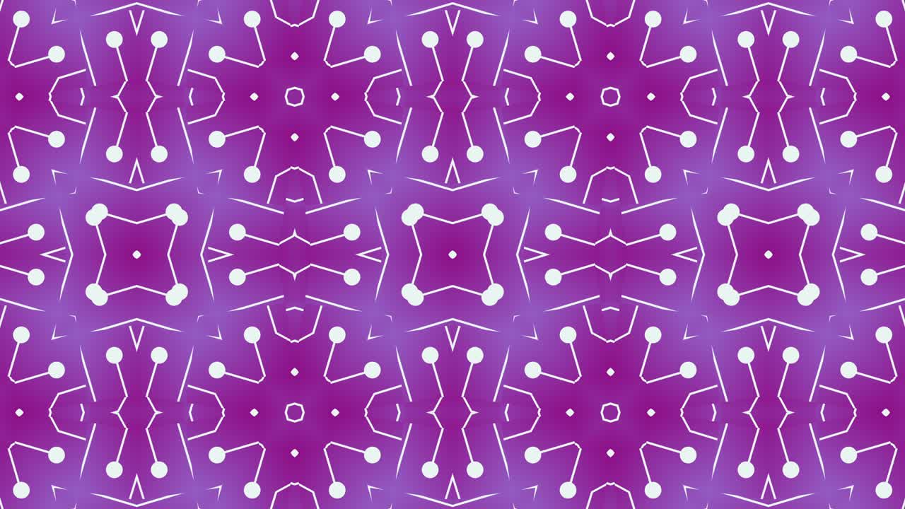 kaleidoscopio patrones de bucle sin costuras animación abstracto fondo gráfico en movimiento multicolor.