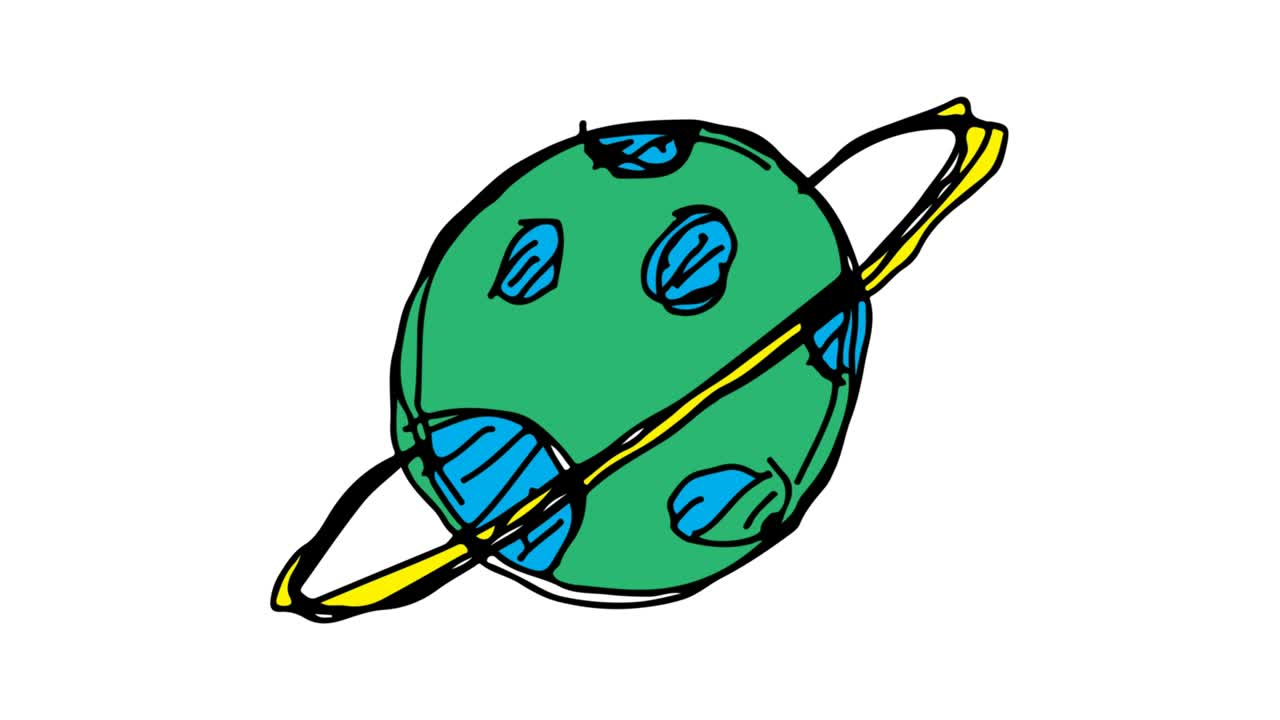 niños dibujando un fondo blanco con el tema del planeta