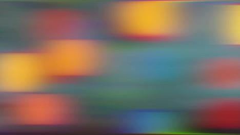 distorted and blurred motion of multicolored bright lights