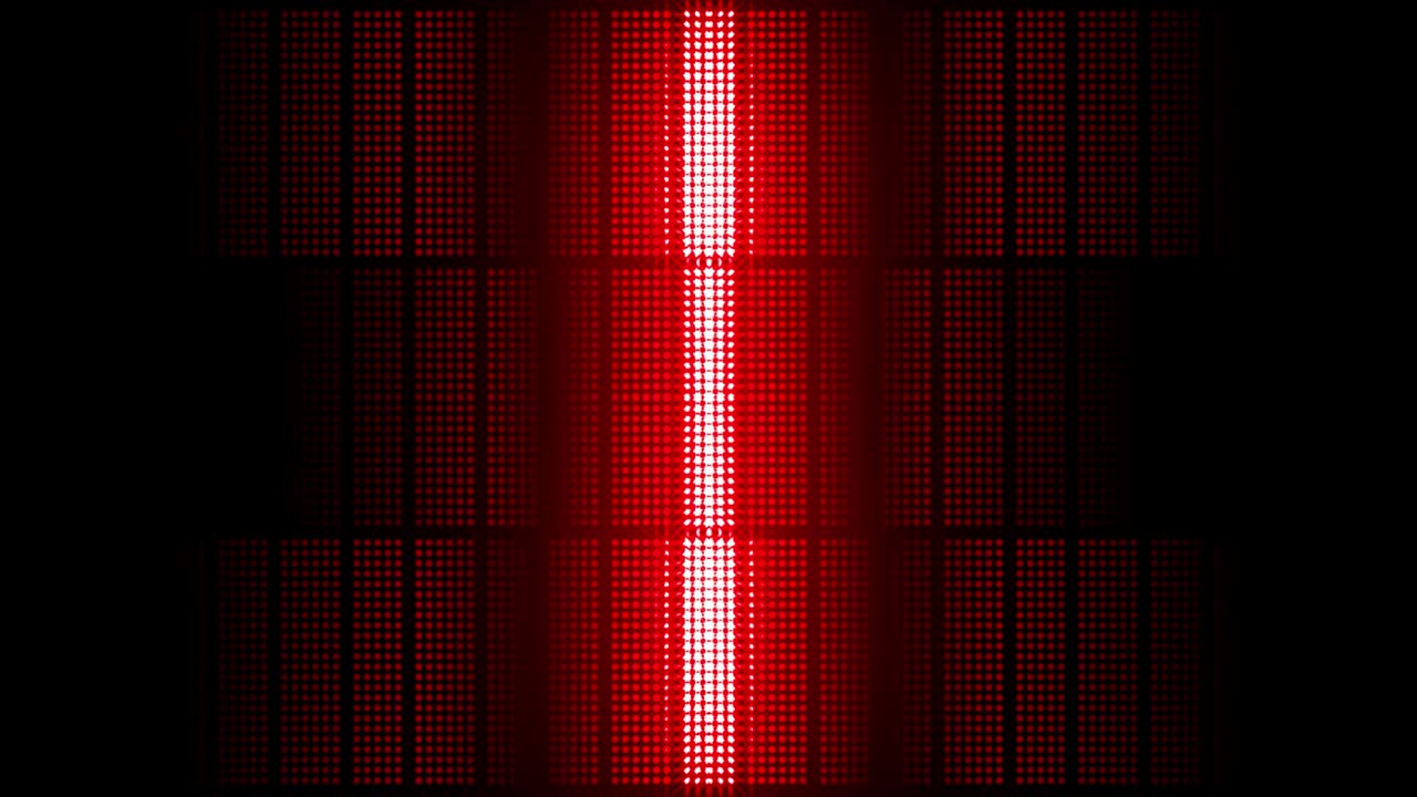 Red LED Display Patterns