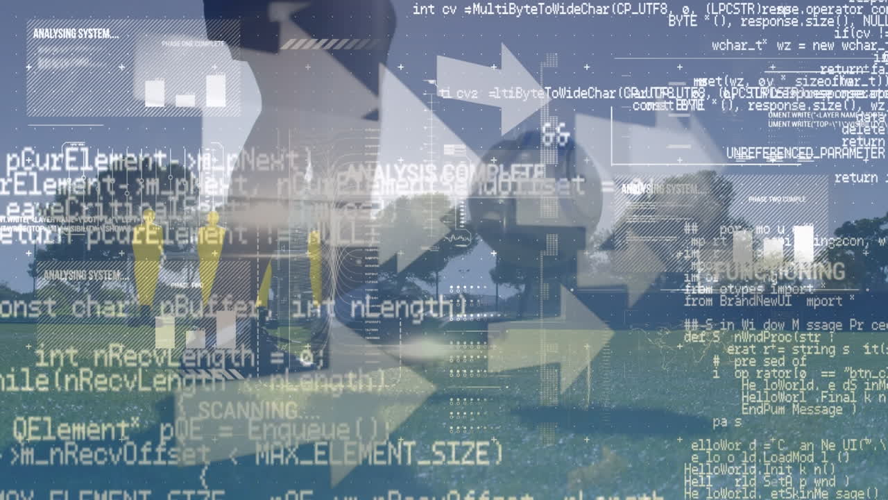 animación de flechas y procesamiento de datos sobre diversos jugadores de fútbol