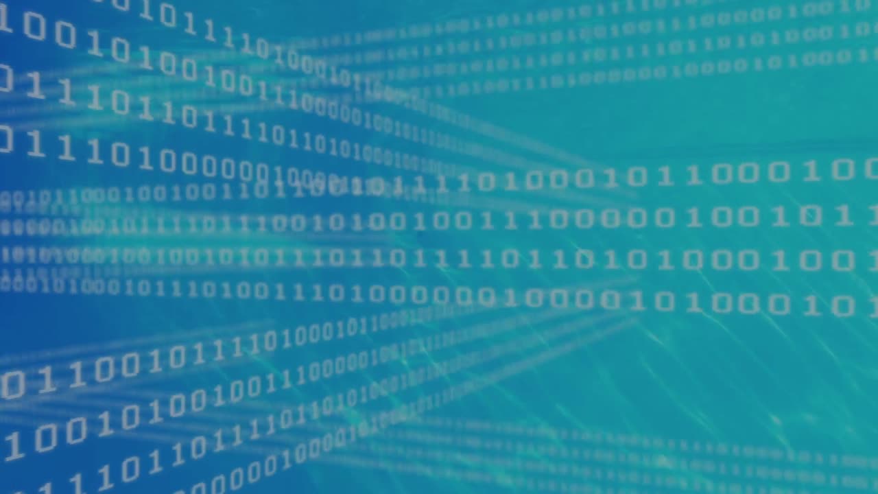 Animation of data processing over shapes