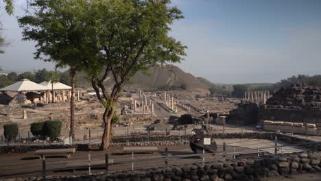 ancient-archaeological-ruins-Beth-Shean-Beit-Shean-Israel-holy-land-middle-east