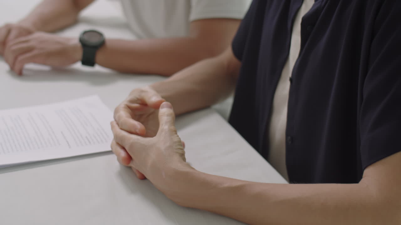 Family Couple Speaking with Sales Representative on Meeting