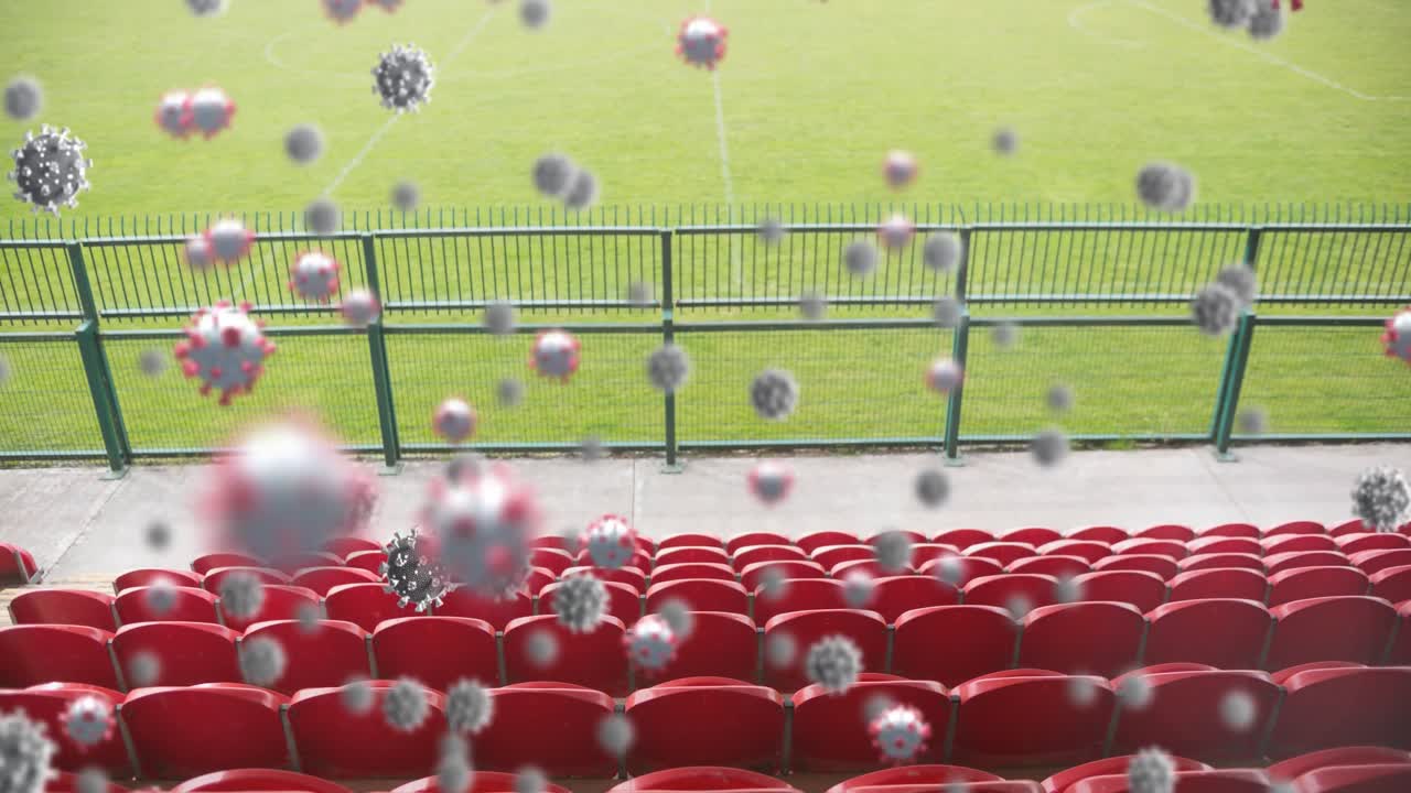 빈 스포츠 스타디움에 대한 코로나19 세포