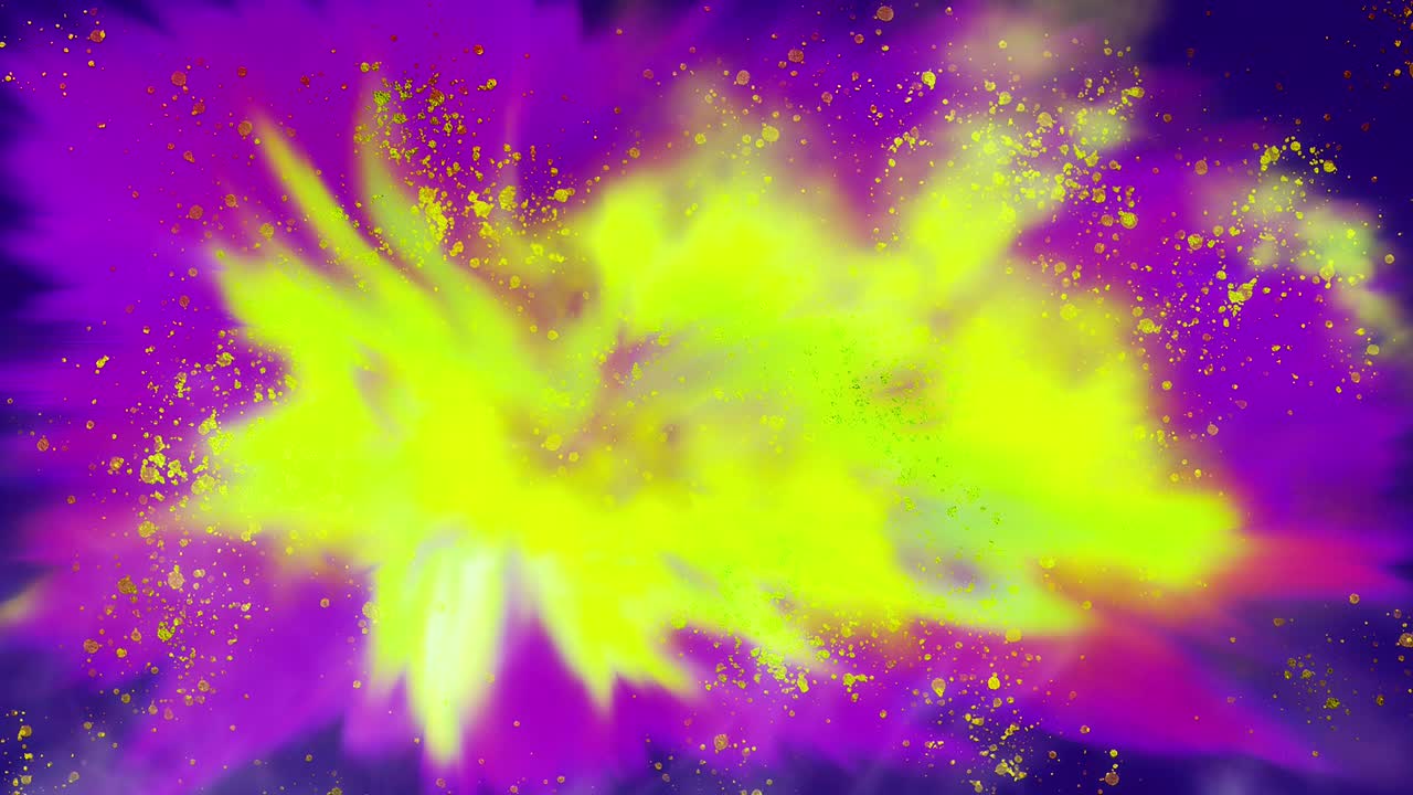 abstracto fondo brillante multicolor con humo amarillo