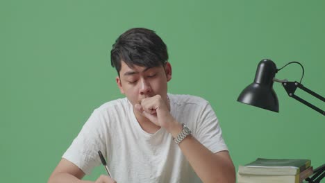 피곤한 학생