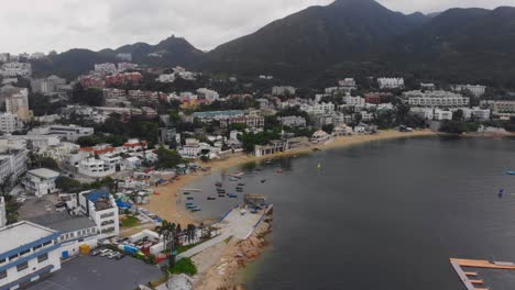 Drone-footage-of-Stanley-Bay-in-Hong-Kong