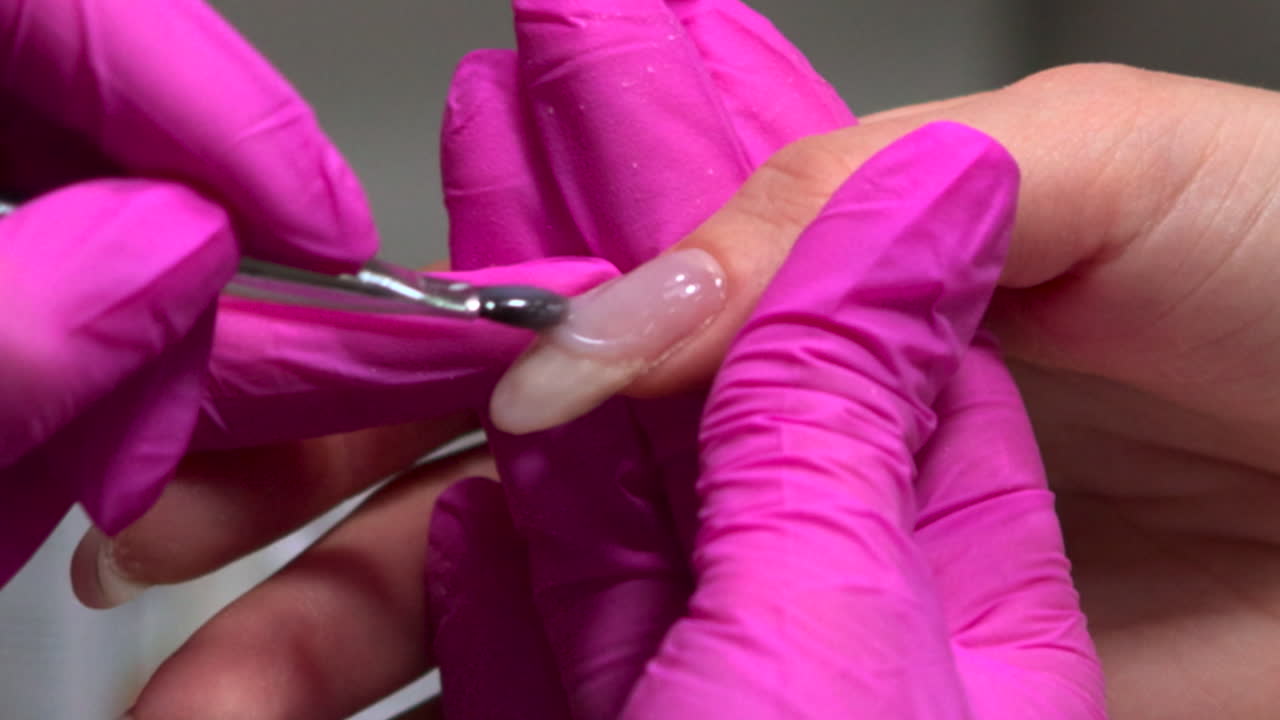 Nail Manicure Process