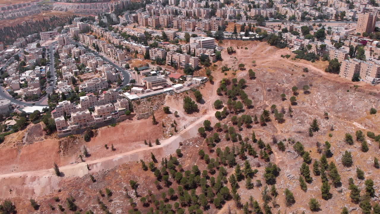 Pisgat zeev neighbourhood Aerial View Israel