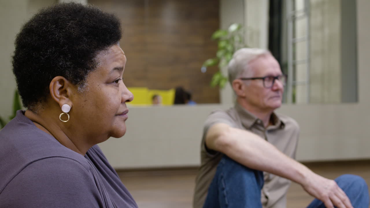 vista de cerca de una mujer