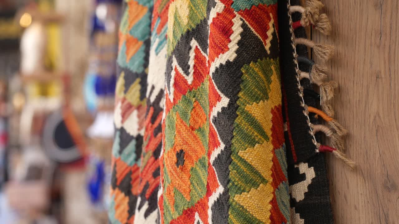 Colorful Woven Textile Rugs and Carpets