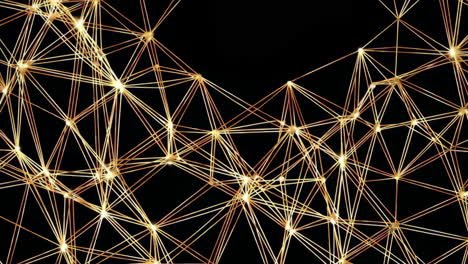 abstract gold network design