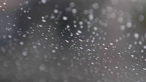 4k autos borrosos conduciendo por la calle bajo la lluvia