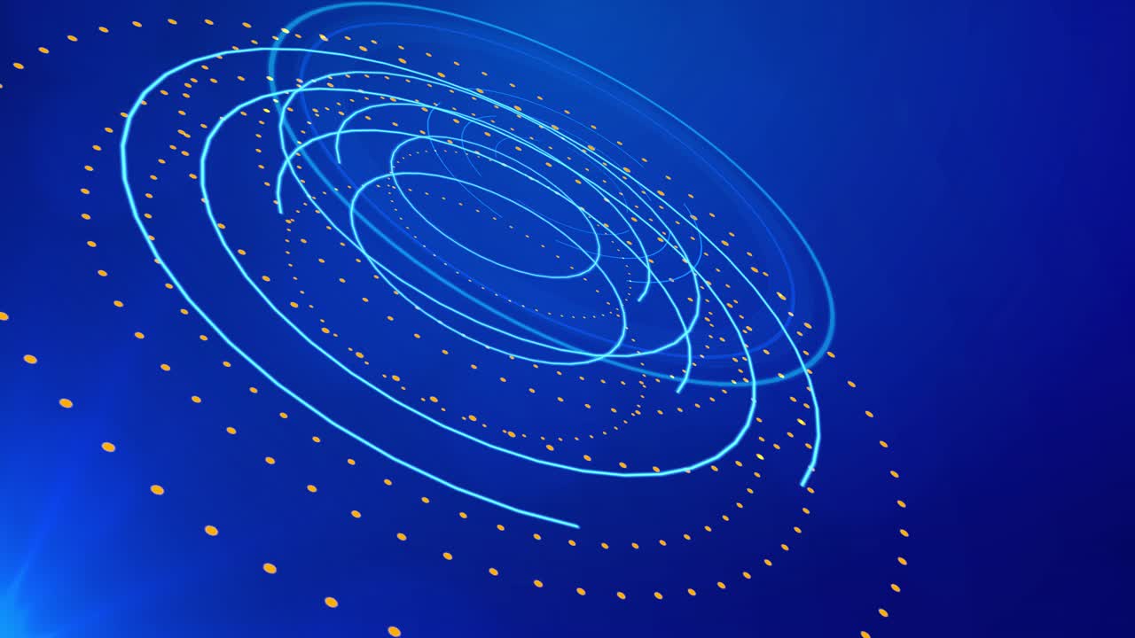 4k abstract futuristic hud interface scifi round hud element technology loop background internet