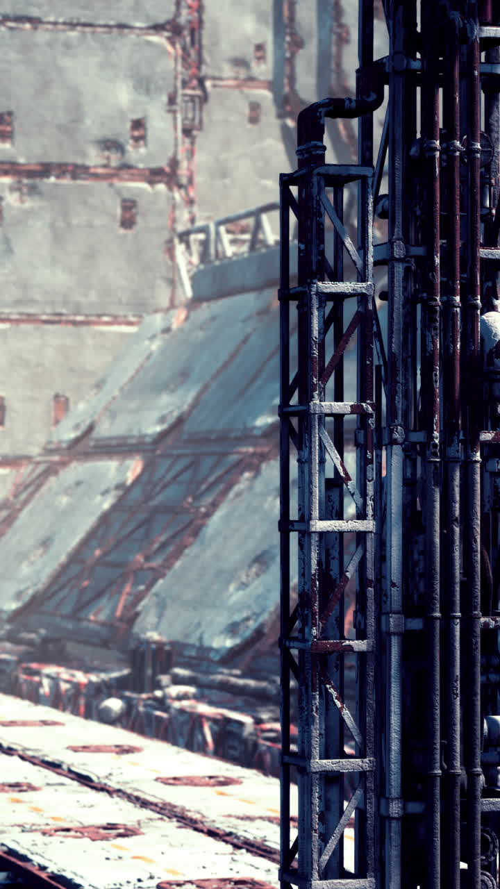 포스트 아포칼립스 산업 폐허