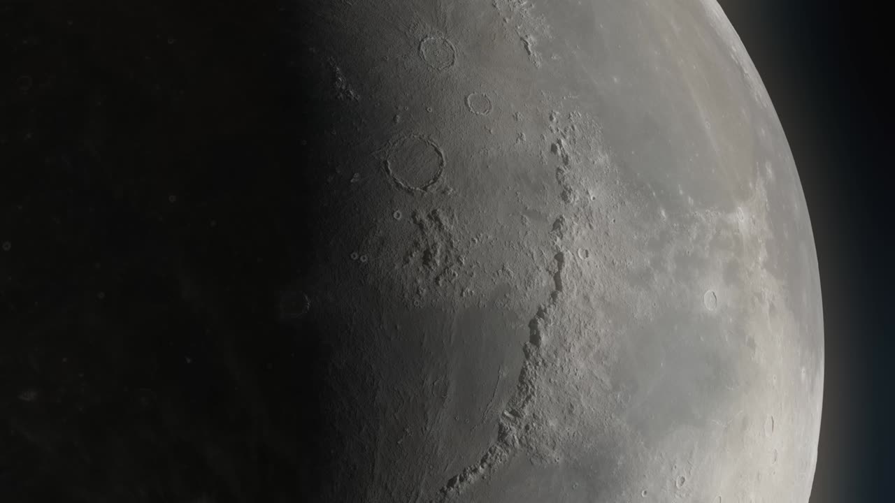 달 표면, 타임스 및 클로즈업