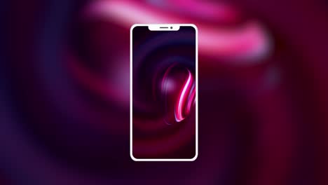 abstract phone wallpaper with glowing neon lights