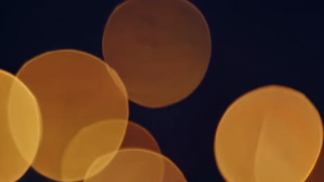 luces nocturnas borrosas