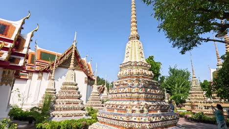 pagoda and temple structures in serene surroundings