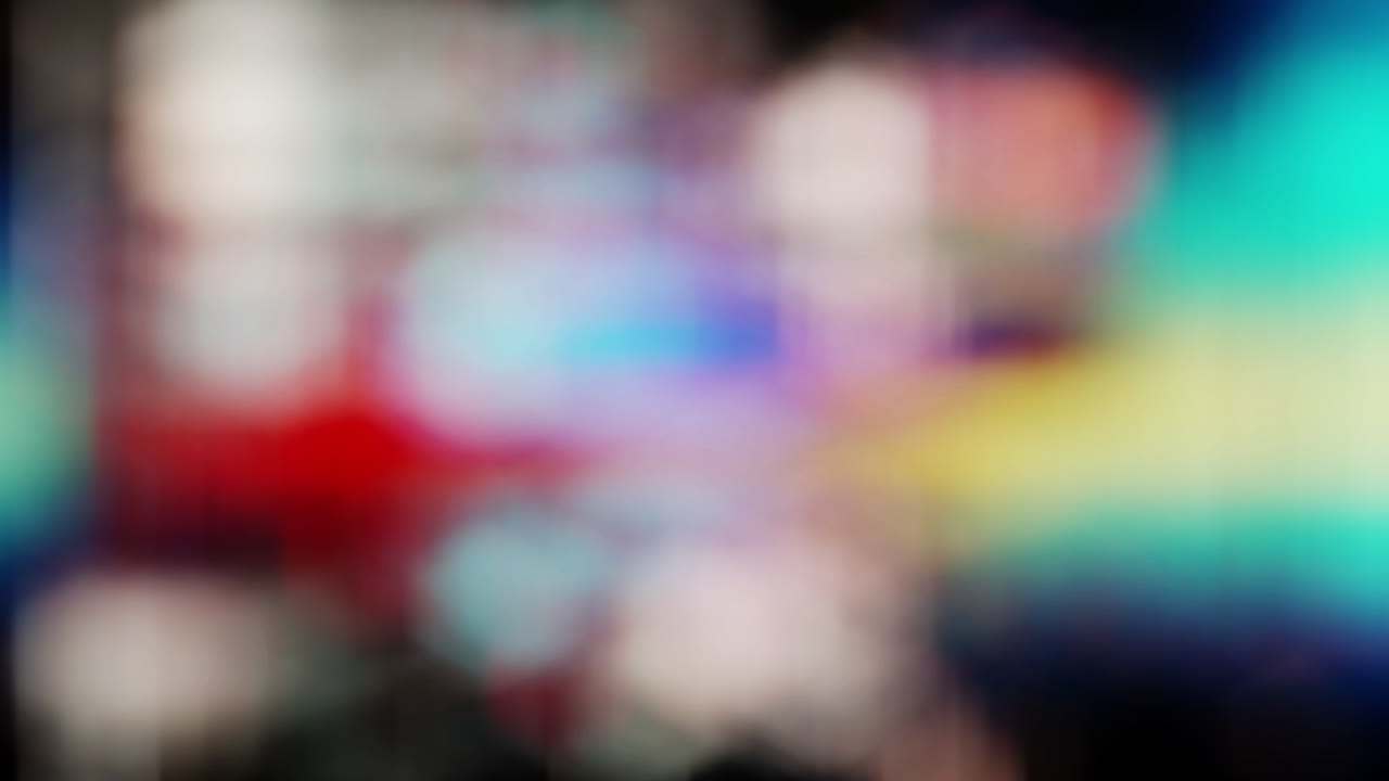 추상적인 빛과 움직임