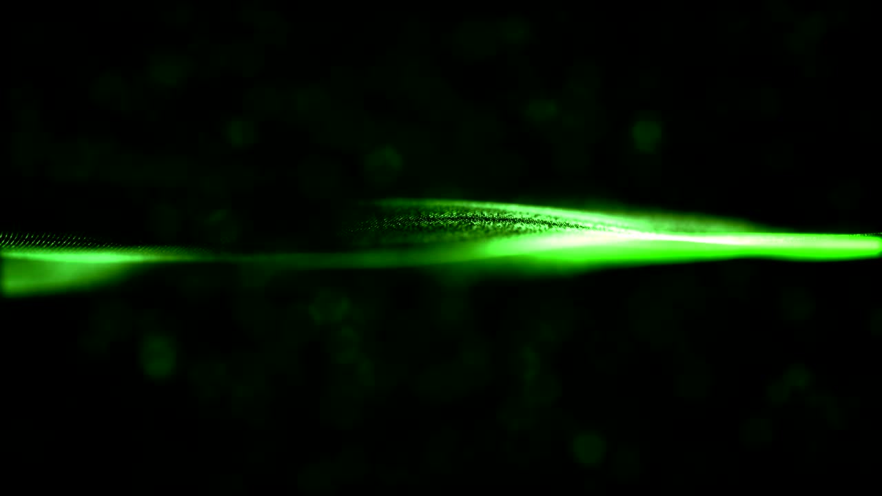 Strisce 4K di luce verde Sfondo animato astratto Loop continuo. Visita la mia pagina per altri colori
