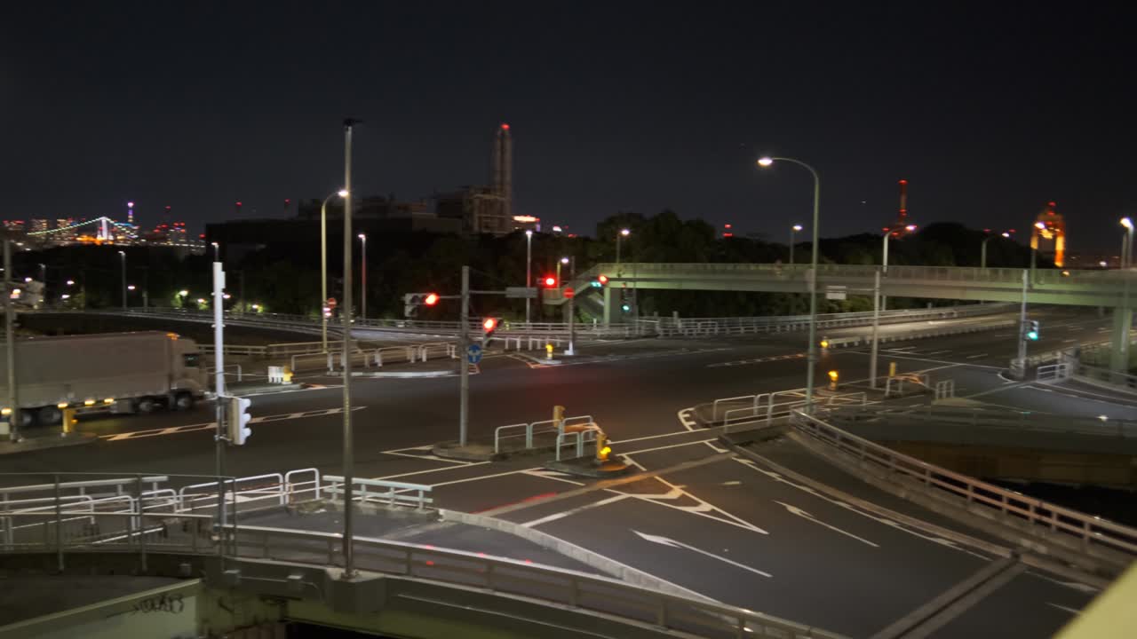 도쿄 시나가와 해변 나이트 뷰 2022