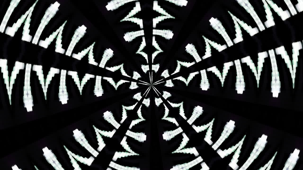 tokyo japan neon city billboards and lights made into hypnotic abstract pattern