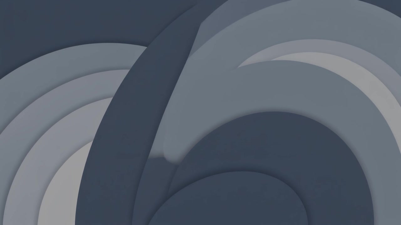 Abstract Motion Background with Overlapping Blue Circular Shapes