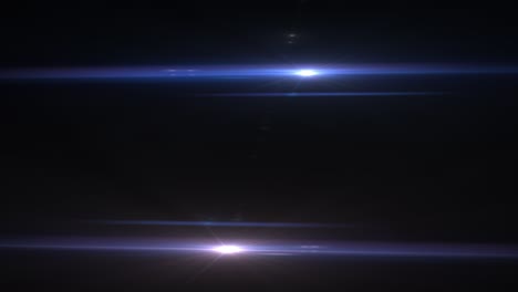 techy azul lente óptica flares transición que es un bucle sin costuras con iluminación azul anamórfica natural. 4k genial para gráficos en movimiento