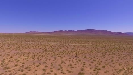 las vegas desert plains by drone