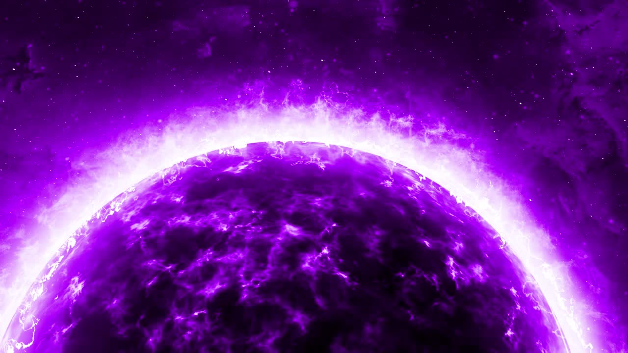 4k di alta qualità rendering 3d realistico di stelle solari. calda, fusione dell'idrogeno e particelle solari con fuoco.