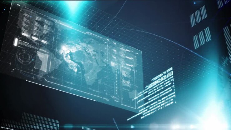 Screen with interface codes and statistics