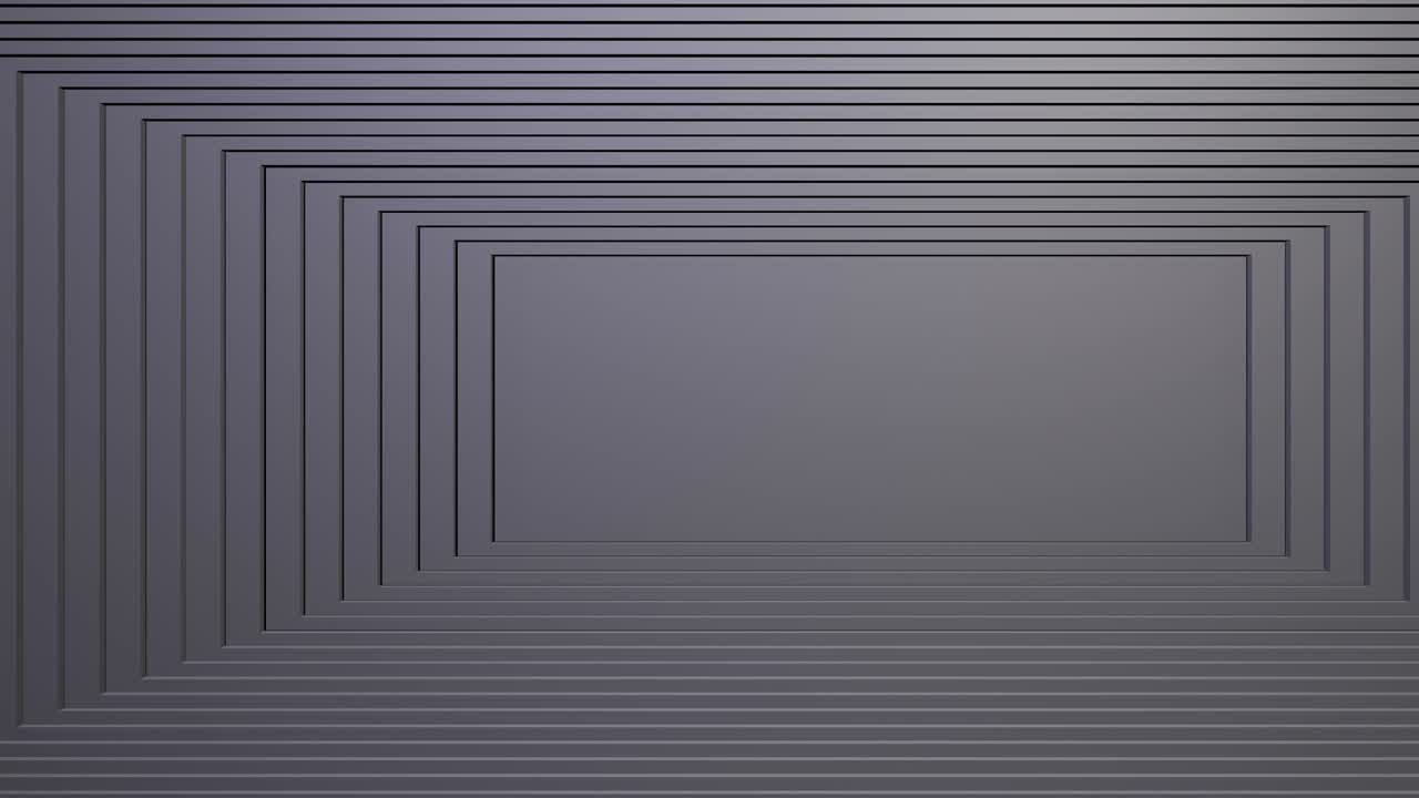 금속과 빛: 추상적인 4k 배경, 알루미 직사각형의 완벽한 루프, 부드러운 움직임