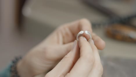 making a silver ring