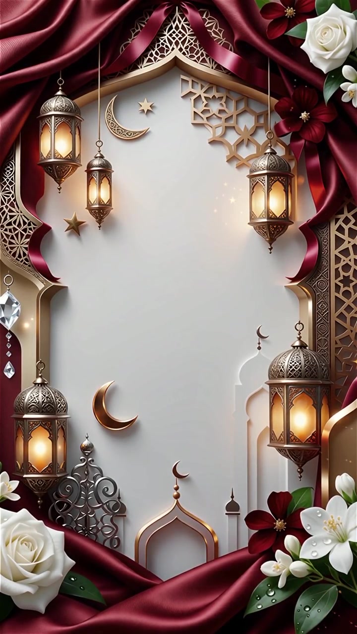 Compleanno del Profeta Maometto Mawlid al-Nabi Sfondo Islamico