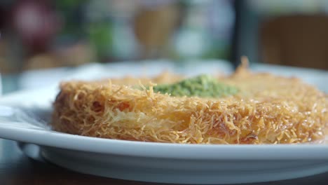 turkish kunafa dessert