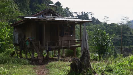 a jungle village in a high remote location in the philippines