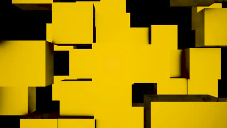 abstract yellow geometric shapes