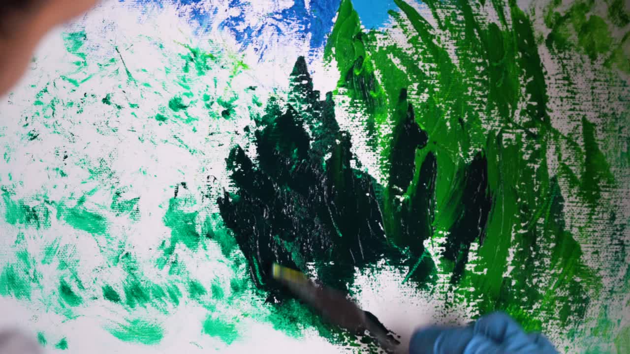 진행 중인 추상화