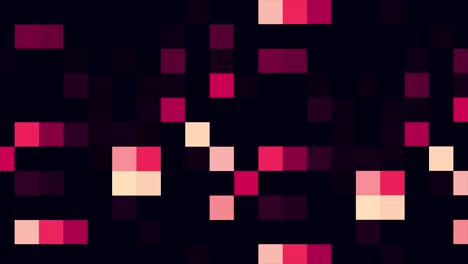 patrón pixelado rojo y rosa