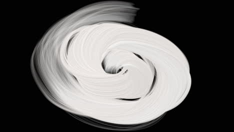 Splashing-and-spiral-white-art-paint-brushes-on-black-gradient