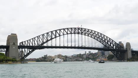 sydney harbour bridge, one of the landmarks of sydney, australia