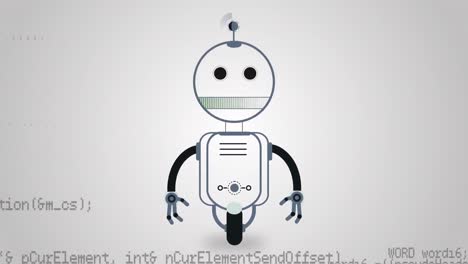 animación de un chatbot y procesamiento de datos