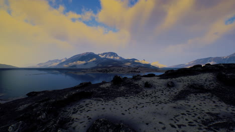 wonderful landscapes in norway sea